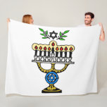 MENORAH FLEECEDECKE<br><div class="desc">GREAT GIFT</div>