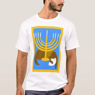 Menorah Frettchen-Shirt T-Shirt