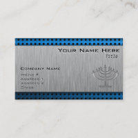 Menorah; Gebürsteter Metallblick