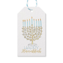 Menorah Gift Tag