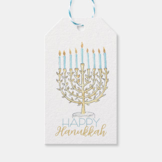 Menorah Gift Tag Geschenkanhänger