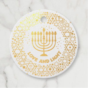 Menorah Hannukah Geschenkanhänger