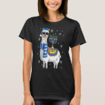 Menorah Hanukkah Llama Niedlich Alpaca Chanukah T-Shirt<br><div class="desc">Menorah Hanukkah Llama Niedlich Alpaca Chanukah</div>