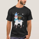 Menorah Hanukkah Llama T-Shirts Niedlich Alpaca Ch<br><div class="desc">Menorah Hanukkah Llama T-Shirts Niedlich Alpaca Chanukah Männer</div>