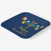 Menorah Hanukkah Party Plates Pappteller (Gewinkelt)