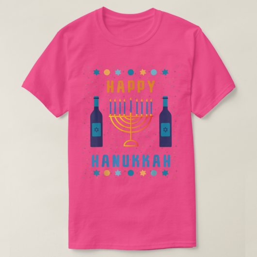 Menorah Hanukkah Toddler Boy Girl Kids Chanukah Lo T-Shirt (Design vorne)