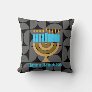 Menorah - Happy Hanukkah Kissen