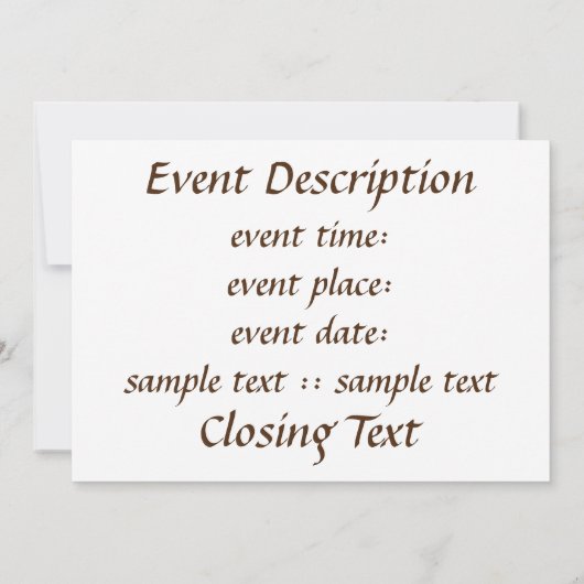 Menorah im Fenster Einladung (Rückseite)