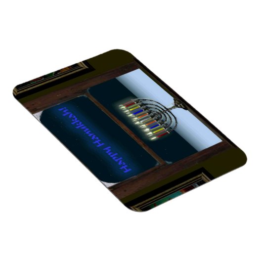 Menorah im Fenster Magnet (Rechte Seite)