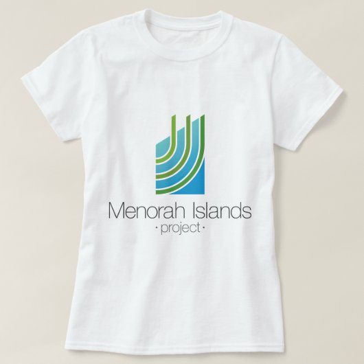 Menorah Inseln T-Shirt (Design vorne)