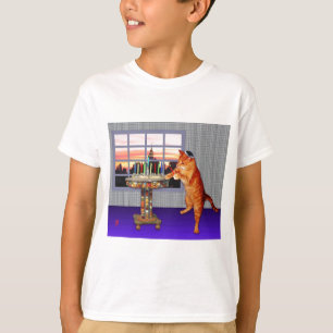Menorah Katze T-Shirt
