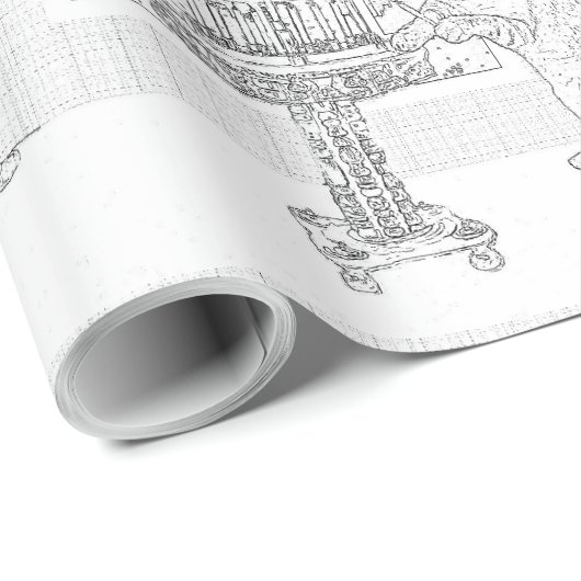 Menorah Katzen-Farbton-Geschenk-Verpackung Geschenkpapier (Rolleneckpunkt)