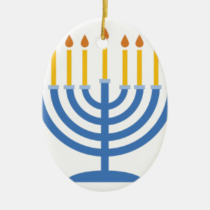 Menorah Keramikornament
