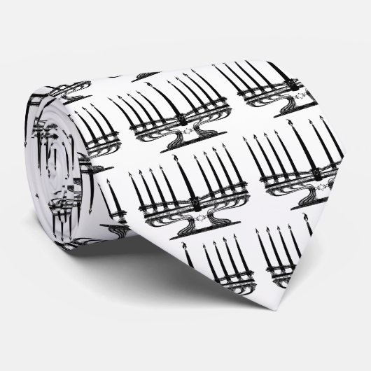 Menorah Krawatte (Gerollt)
