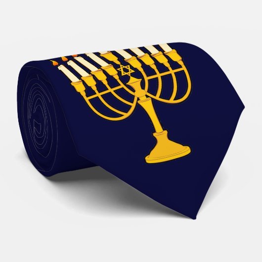 Menorah Krawatte (Gerollt)