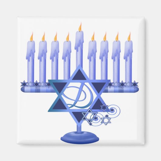 Menorah Magnet (Vorne)