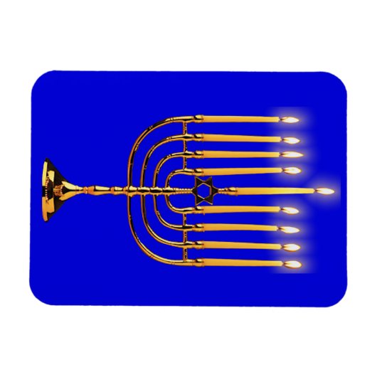 Menorah Magnet (Horizontal)