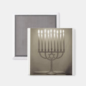 Menorah-Magnet Magnet (Vorderseite/Rückseite)