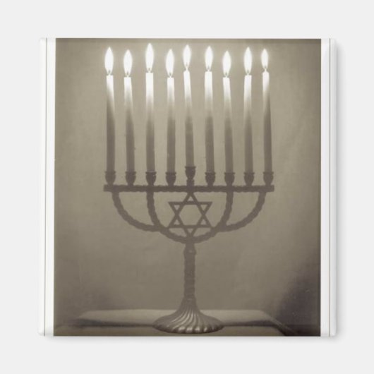 Menorah-Magnet Magnet (Vorne)