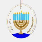Menorah - Minimalistisch modern Keramik Ornament (Links)