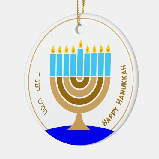 Menorah - Minimalistisch modern Keramik Ornament (Links)