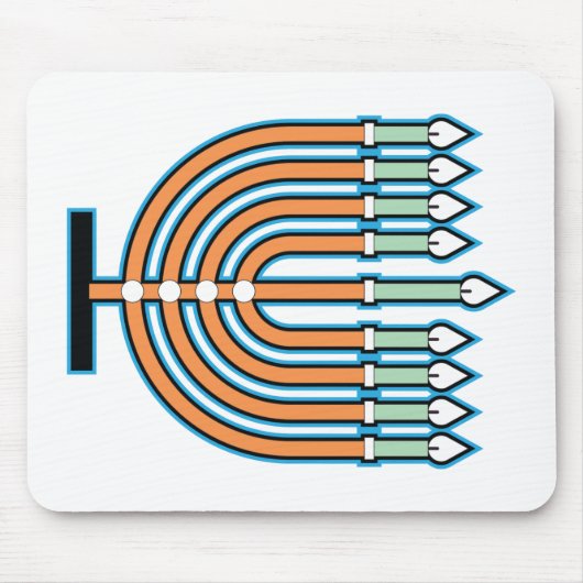 Menorah Mousepad (Vorne)
