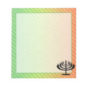 Menorah Notizblock (Vorderseite)
