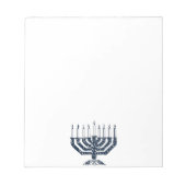 Menorah Notizblock (Vorderseite)