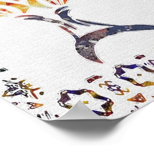 Menorah Poster (Ecke)