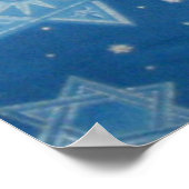 Menorah-Poster Poster (Ecke)