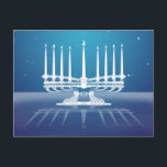 Menorah Postkarte<br><div class="desc">Original Kunst von Thedustyphoenix.</div>
