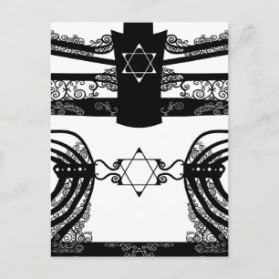 Menorah Postkarte