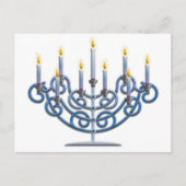 Menorah Postkarte (Vorderseite)
