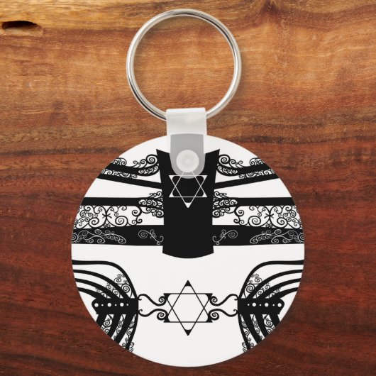 Menorah Schlüsselanhänger (Vorderseite)