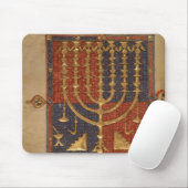 Menorah und andere Schiffe des Tempels Mousepad (Mit Mouse)