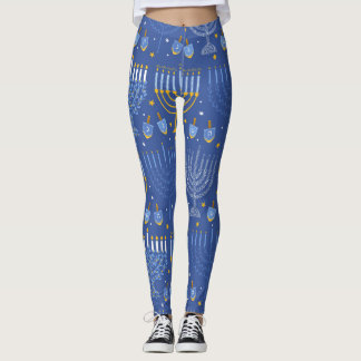 Menorah und Dreidel-Leggings Leggings