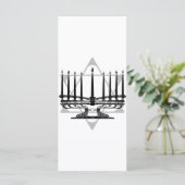 Menorah und Star (Stehend Vorderseite)