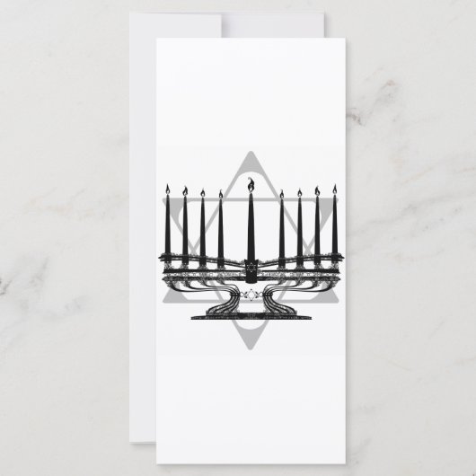 Menorah und Star (Vorderseite)