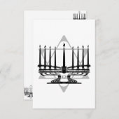 Menorah und Star (Vorne/Hinten)