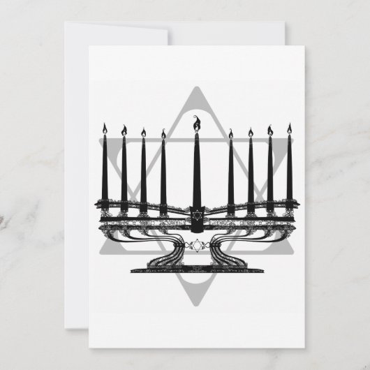 Menorah und Star (Vorderseite)