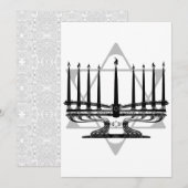 Menorah und Star (Vorne/Hinten)