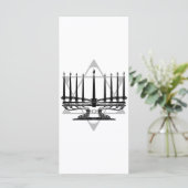 Menorah und Star (Stehend Vorderseite)