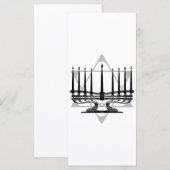 Menorah und Star (Vorne/Hinten)