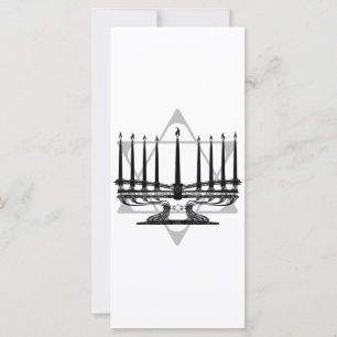 Menorah und Star