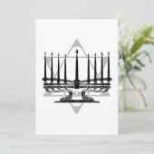 Menorah und Star (Stehend Vorderseite)