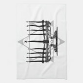 Menorah und Stern Handtuch (Vertikal)