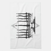 Menorah und Stern I Geschirrtuch (Vertikal)