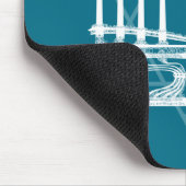 Menorah und Stern IV Mousepad (Ecke)