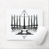Menorah und Stern Mousepad (Mit Mouse)
