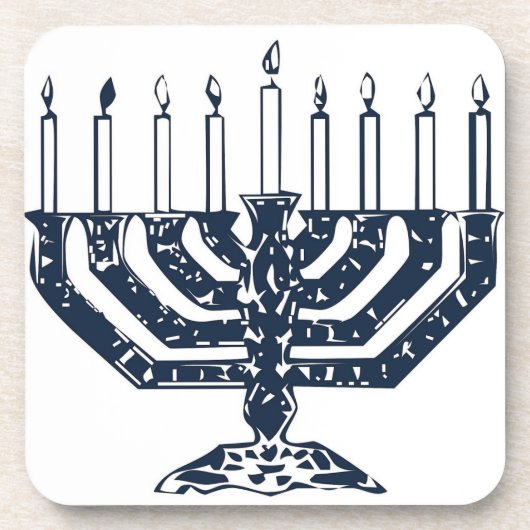 Menorah Untersetzer (Vorderseite)